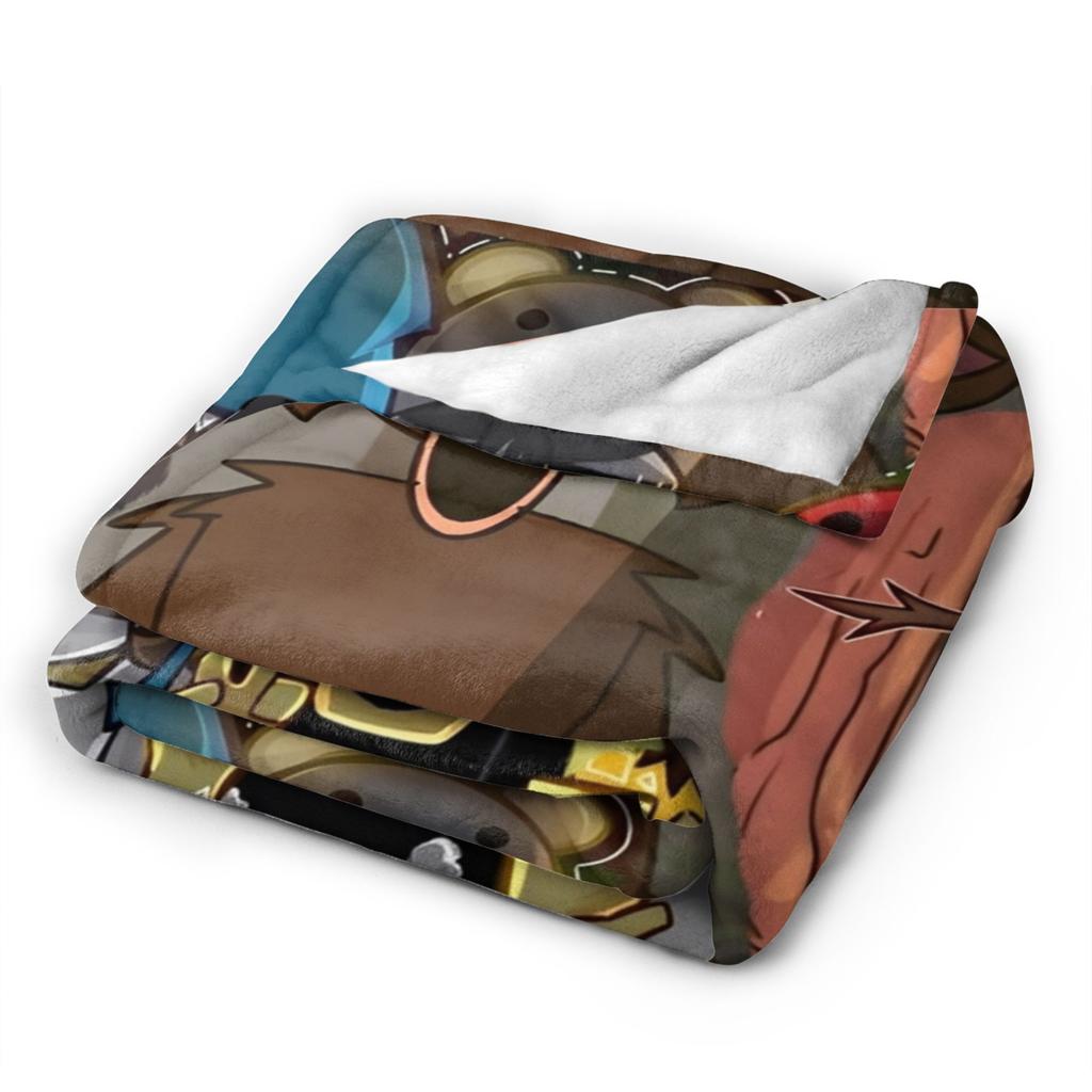 99 Nights in the Forests Throw Blanket for Couch Video Games Soft Fuzzy Plush Blanket Multiple Sizes Bedspread for All Seasons