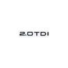 3D ABS 2.0TDI/3.0TDI Displacement Badge Sticker - for A1/A3/A4/A5/A6/A7/A8/Q2/Q3/Q5/Q7 Trunk