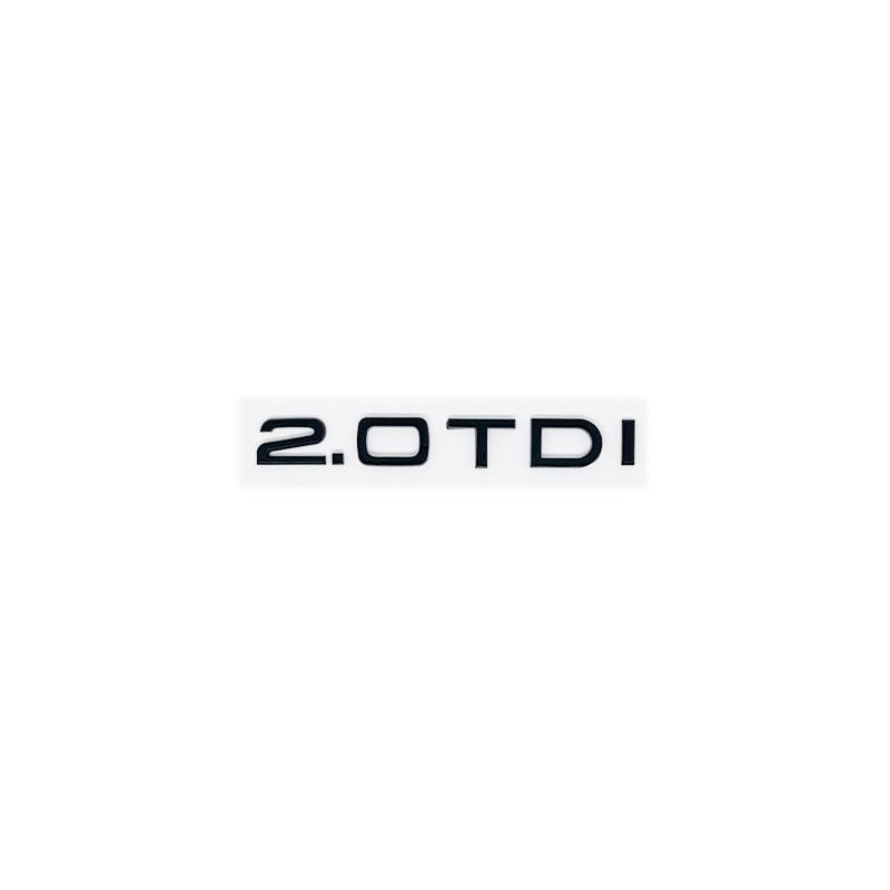 3D ABS 2.0TDI/3.0TDI Displacement Badge Sticker - for A1/A3/A4/A5/A6/A7/A8/Q2/Q3/Q5/Q7 Trunk