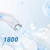 Munddusche Tragbar Zahnwasserstrahler USB Wiederaufladbar Wasserstrahl-Zahnreiniger mit 3 Düsen 200ml IPX7 1800 U/min