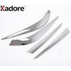 For Mazda 3 Axela 2014 2015 2016 Chrome Car Rear Light Lamp Eyebrow Cover Trim Taillight Eyelid Garnish Strip Accessoires