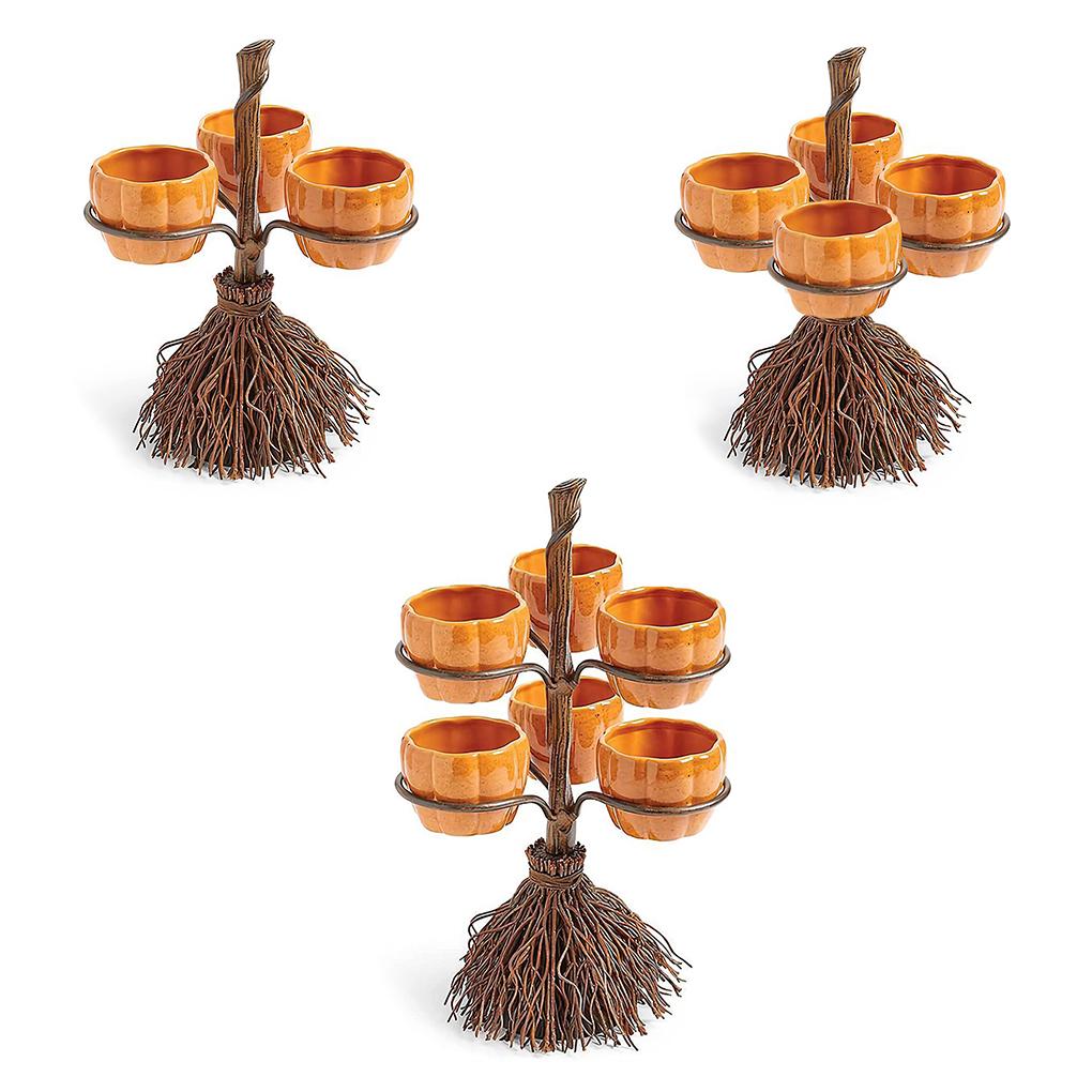 Snack Bowl Stand Halloween Pumpkin Halloween Pumpkin Shaped Shaped Bowl Candies Cookies Biscuits Basket Dessert Display Towel