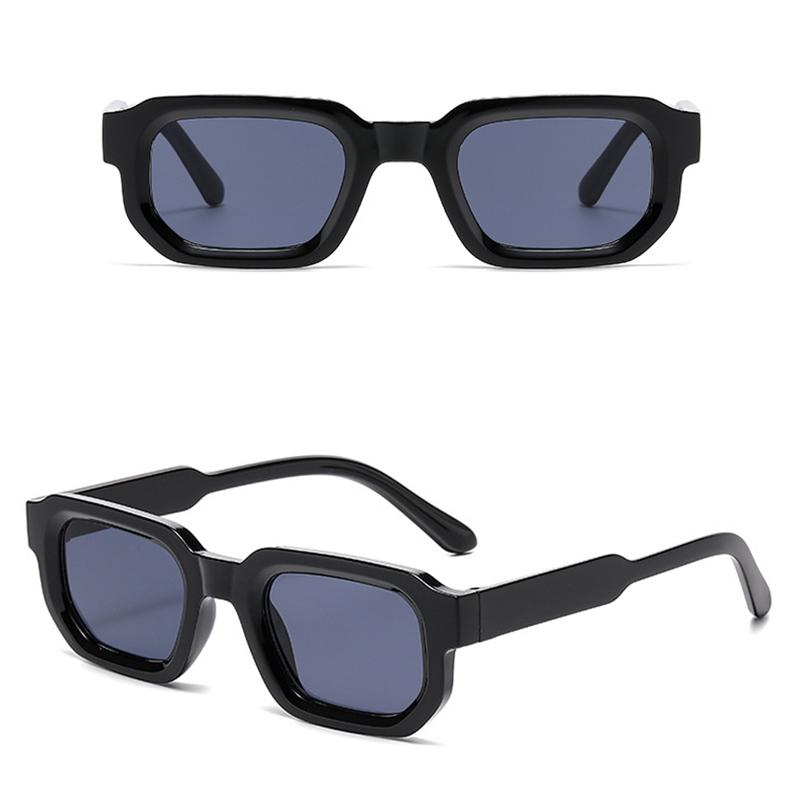 Gafas de Sol Punk de Moda para Hombre con Montura Rectangular No Polarizadas para Conducir