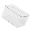 Clear Tissue Box Multi Functional Rectangle Decorative Space Saving Transparent Napkin Storage Dispenser