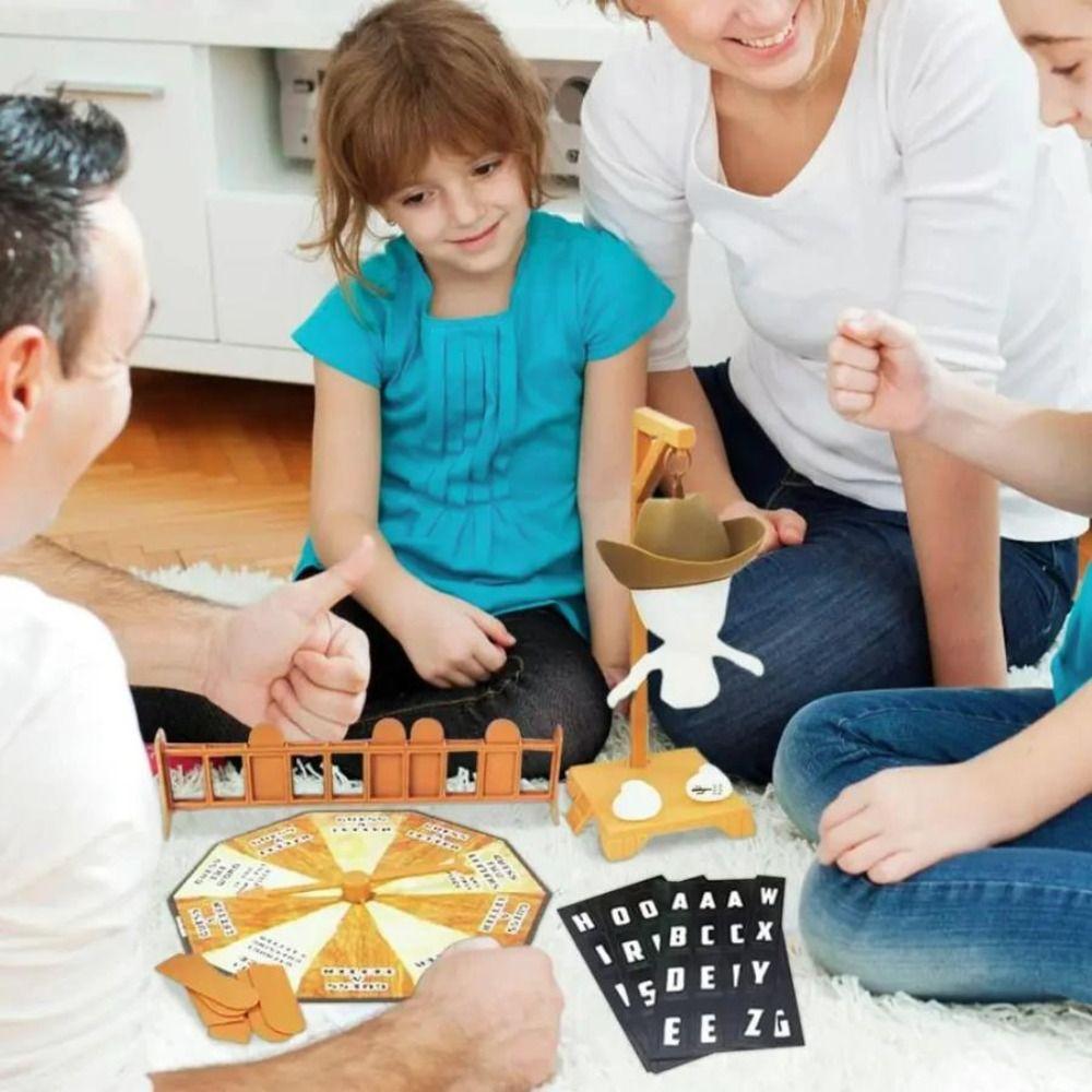 Multiplayer Hangman Mystery Word Game Interactive Hanged Game Table Family