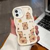 Painted Pattern Big Wave Edge Soft Silicone Material Macaron Phone Case Shockproof Protective Rubber Casing for iPhone Huawei Honor Infinix Tecno