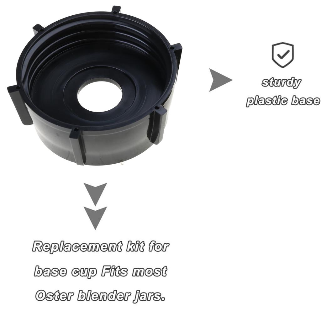 Set of 2 Blender Replacement Part Universal Juicer Base Juicer Bottom Base Plastic Texture for Blender Mixer