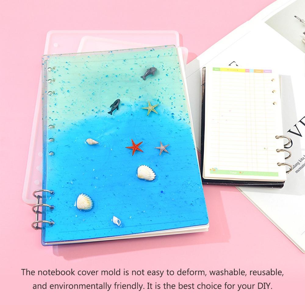 Resin Casting Notebook Cover Mold Soft Silicone Notebook Resin Mold Notebook Mold DIY Notebook