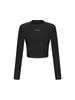 DISCOVERY EXPEDITION Freshvent Women'S Crop Rash Guard (Black)
