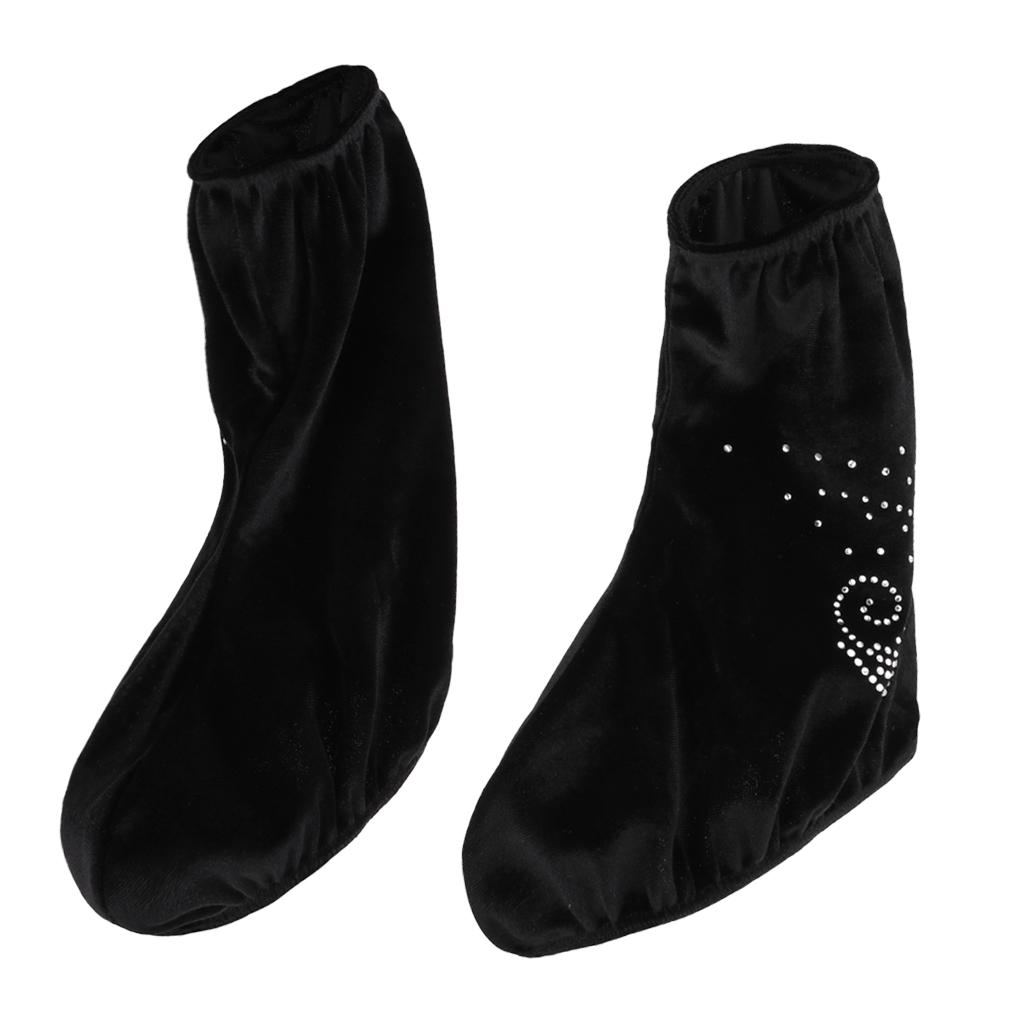 2x Figure Ice Skating Boot Covers Overshoes for Women Men -