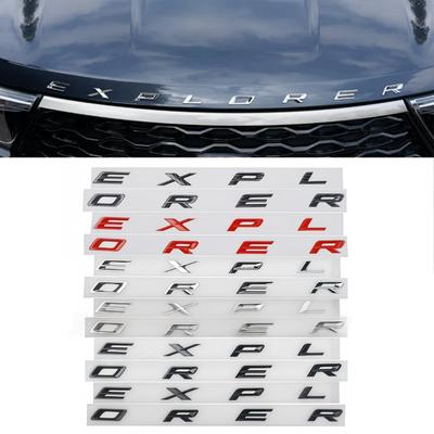 3D Chrom ABS Logo Auto Fronthaube Emblem Motorhaube Buchstaben Abzeichen Aufkleber Decal Für 2020 2021