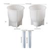 Artistic Ripple Vase Moulds Home Decoration Craft Silicone Mold Hydroponic Plant Vase Molds Hydroponics Test Tube