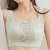 Full-cup Ultra-thin Beautiful-back Anti-exposure Bandeau Bra for Large Breasts Slimming and Pushing Up with Side Breasts