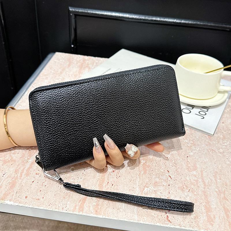 New Card Bag Wallet Integrated Large-capacity Anti-theft Brush Men's Multi-card Women's Card Bag Clutch Bag