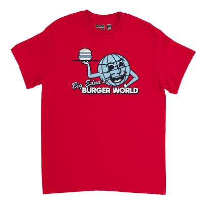 Big Edna's Burger World Tee: UHF Movie Shirt (Unisex S-XXL)