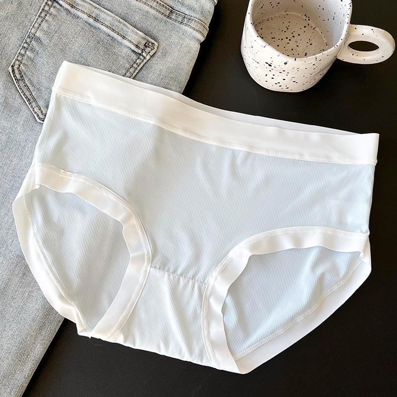 Sommer Eis Seide Nahtlos Nude Gefühl Atmungsaktiv Schnelltrocknend Dünn Damen Shorts