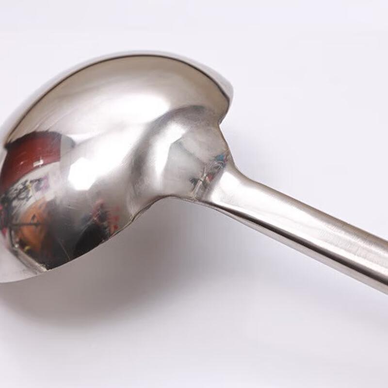 Traditional Stainless Steel Long-Handle Ladle