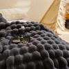 Luxurious Double-Layer Rabbit Fur Blanket: Otter-Soft Plush, Versatile Sofa Throw