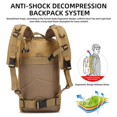 Outdoor Sports Multi-function Camouflage Backpack Tactical Fan Mountaineering Hiking Bag Shoulder Actical Backpack