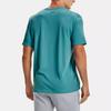 Under Armour Logo Print Sports Running T-Shirt Men T-Shirts Blue 1326799-476