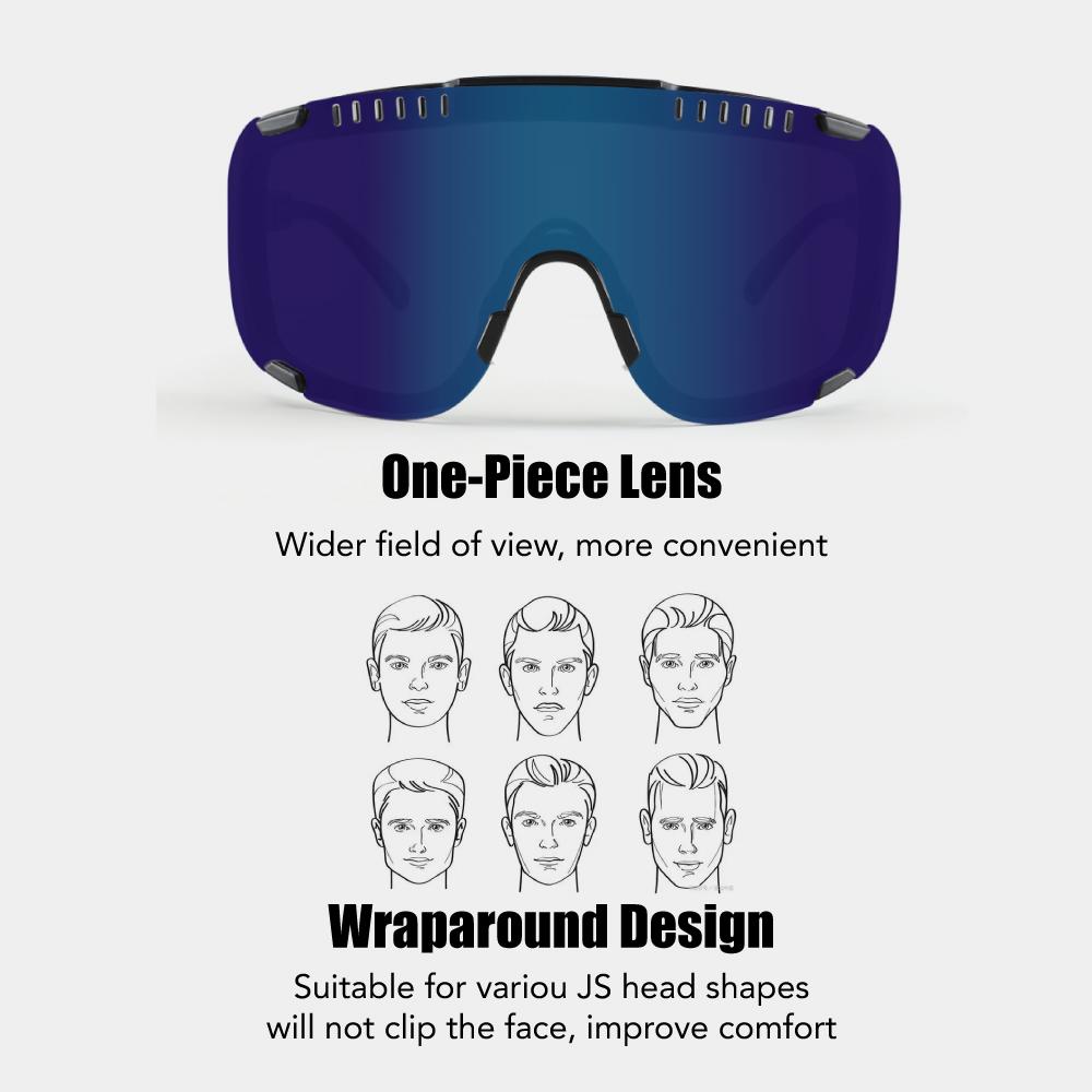 KEMALOCE 2025 Photochromic Cycling Sunglasses UV400 Outdoor Sports Men Women Bike Running MTB Eyewear Driving Goggles
