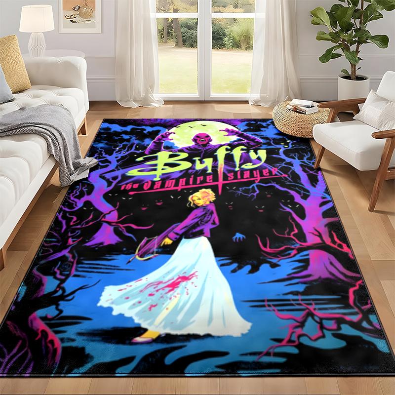 Buffy Carpet Door Mat for Living Room or Bedroom Protective Mat Under Chair Office Decoration Christmas Gift Birthday Present