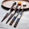 Chopsticks two pairs set couple wooden pair total length 23cm Japanese style not dishwasher safe wedding gift celebration present my