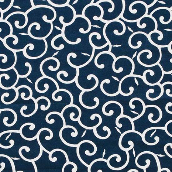 Dyeing Anbo Hand Towel Navy Authentic Dyed Cotton Tokuoka Made In Japan 35cm X 100cm "Arabesque Blue" 100%