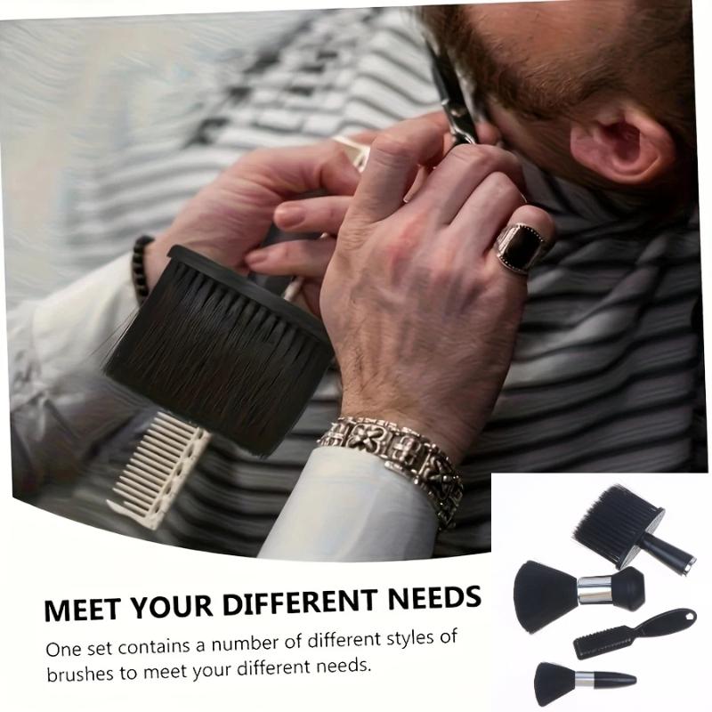 2/3/4Pcs Neck Dust Collector Hair Cleaning Brush For Hairdressers Neck Dust Collector Hairdresser Salon Blade Clean Brush Tool