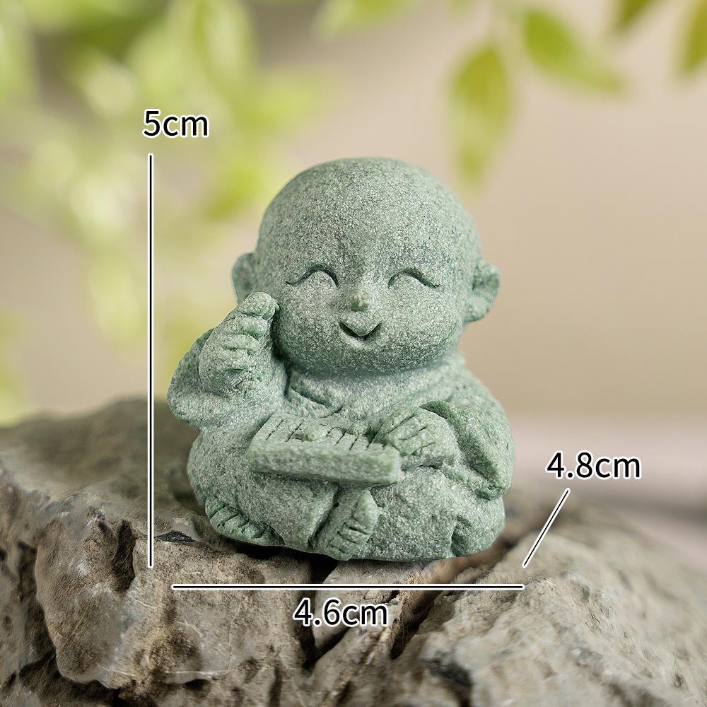 

Статуэтка Маленького Монаха Будды, Дзен-Чайное Животное и Декор для Аквариума/Горшечных Растений