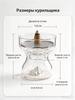 Incense stand against flying ash, aromatic sticks burner stand