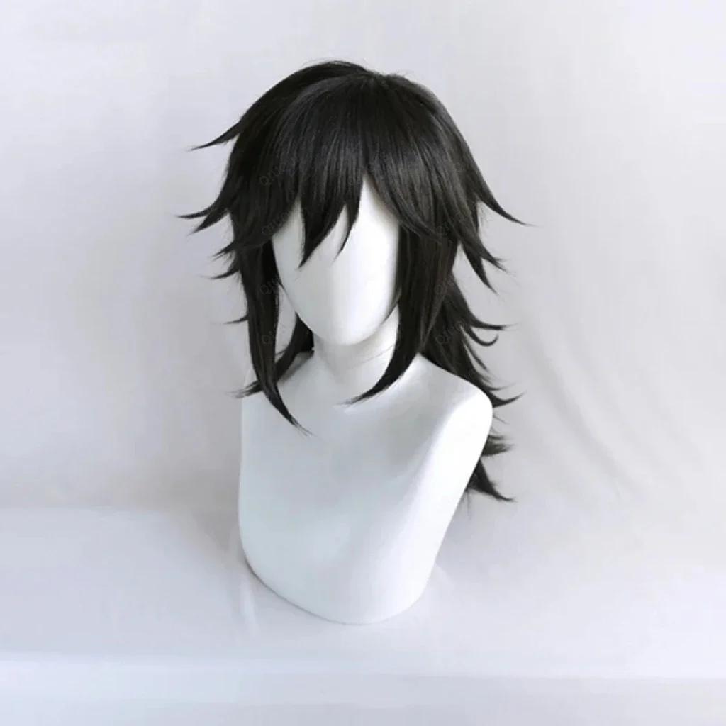 Anime Tomioka Giyuu Cosplay Kostuum Accessoires Pak Uniformen Kostuums Pruik Kind Volwassen Feest Cadeau