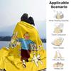 1pc Blanket The Adventures of Tintin2 Print Design, Lightweight Blanket for Sofa, Bed- Soft &Warm, Gift for All Seasons like Christmas, Halloween