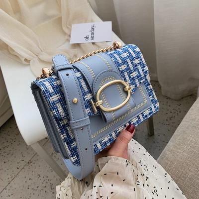 Bag Women's Bag New Trendy Fashion Messenger Small Square Bag Korean Chain Shoulder