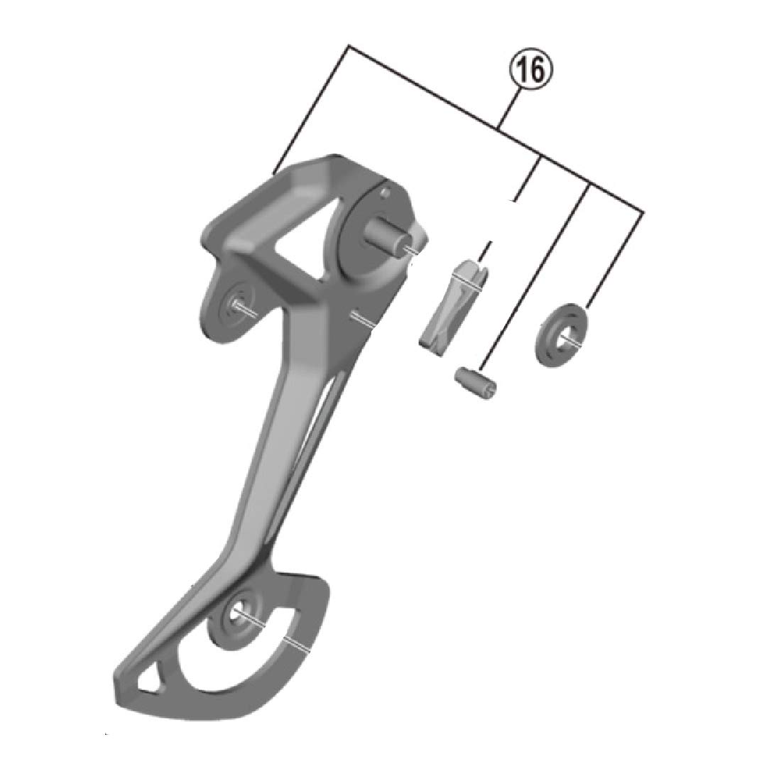

Запчасти для ремонта SHIMANO Правая пластина в сборе Y3FW98080 (SGS) РД-М8100