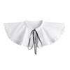 Bowknot Ruffled Shawl White Blouse Shoulders Fake Collar Temperament Shawl Detachable Collar  Girls