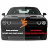 Carbon Fiber Car Front Headlight Cover Trim For Dodge Challenger 2015+ 4pcs/set