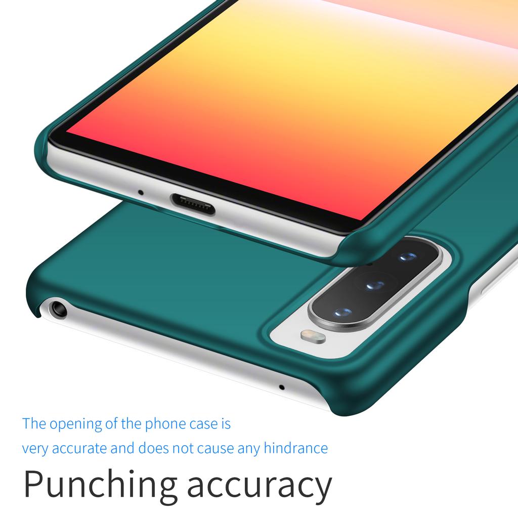 Pro Sony Xperia 10 V Pouzdro na telefon Tvrdé PC Jednobarevné Ochranný zadní kryt proti otiskům prstů