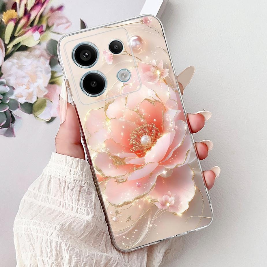 For Xiaomi Redmi Note 13 4G Case Note13 Pro New Fashion Painted Cover Soft Silicone Phone Case For Redmi Note 13 Pro Plus Fundas