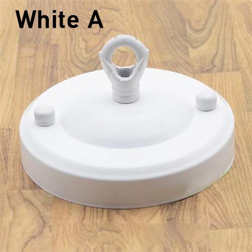 Vintage Ceiling Plate Iron Black/white/gold/ DIY Pendant Lamp Decoration Retro Ceiling Holder For Light Fitting Lamp Base