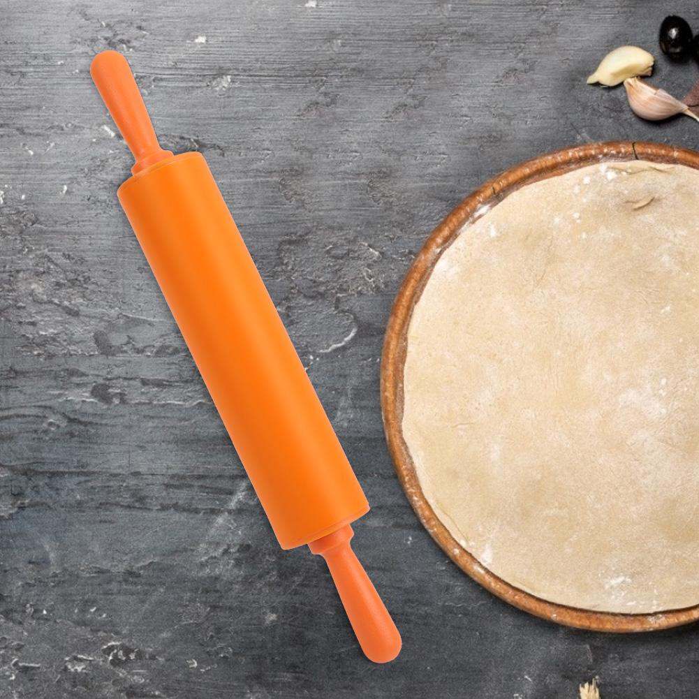 Colorful Silicone Rolling Pin Restaurant Homemade Bread Cookie Dough Rolling Tool