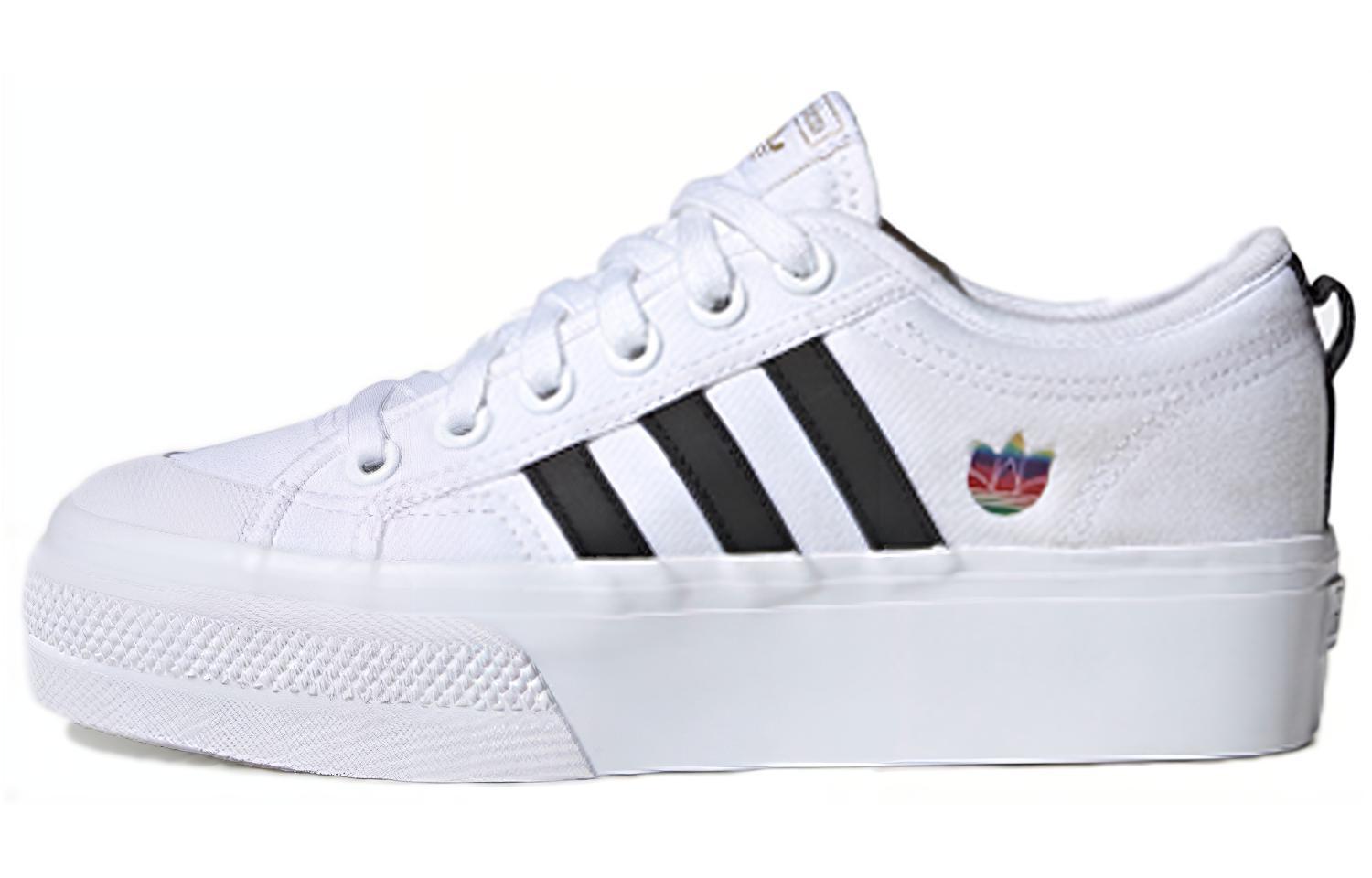 Adidas Women s Nizza Platform Colorful Trefoil Women s FX8538 36⅔