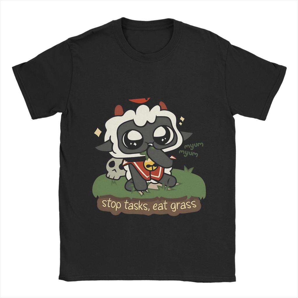 Cult of the Lamb HighRez TShirt Summer Hipster TShirts Unisexs Cotton Breathable Plus Size 5XL Clothing Short Sleeve Tshirt