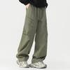 Fingercroxxit Men's Loose Fit Cargo Workwear Pants