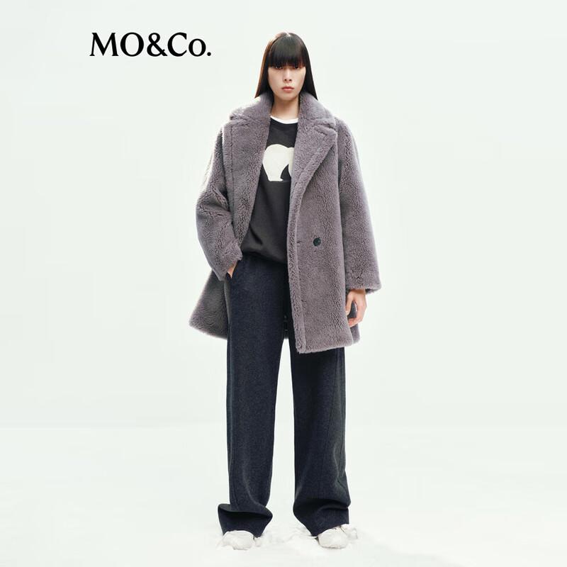 MO&Co. Women's Mid-Length Wool Blend Coat