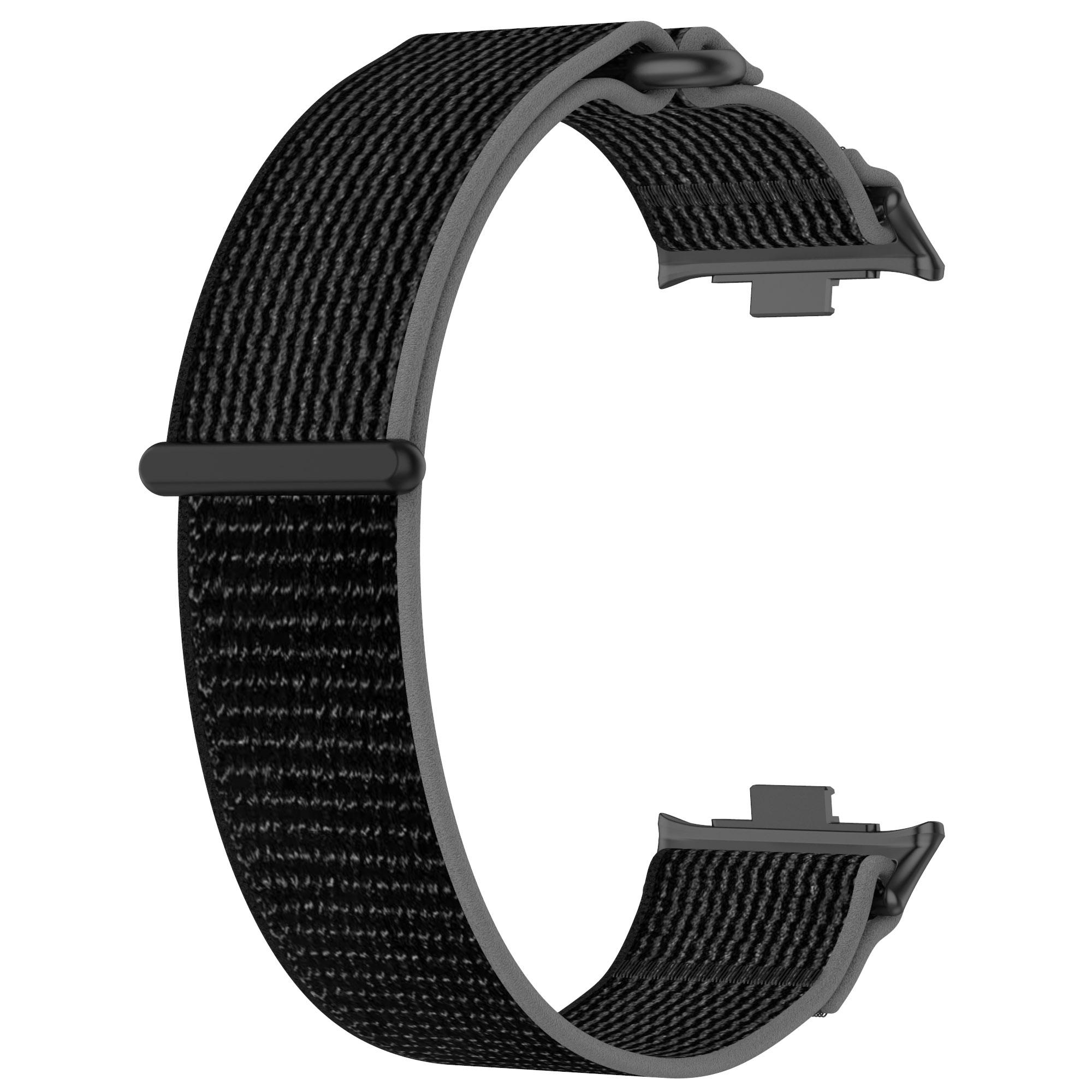 

Nylon Strap for Xiaomi Smart Band 9 Pro/8 Pro/Redmi Watch 4 Adjustable Sports Loop Watch Strap Blackish Green