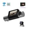 1/2/3 Channel WIFI GPS Car Dash Cam, with Dual 1080P Front AHD Rear Camera, Taxi Driving Video Recorder