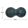 Massage Ball Double Lacrosse Ball Mobility  Peanut Ball for Self-Myofascial Release Deep Tissue Massage Tool