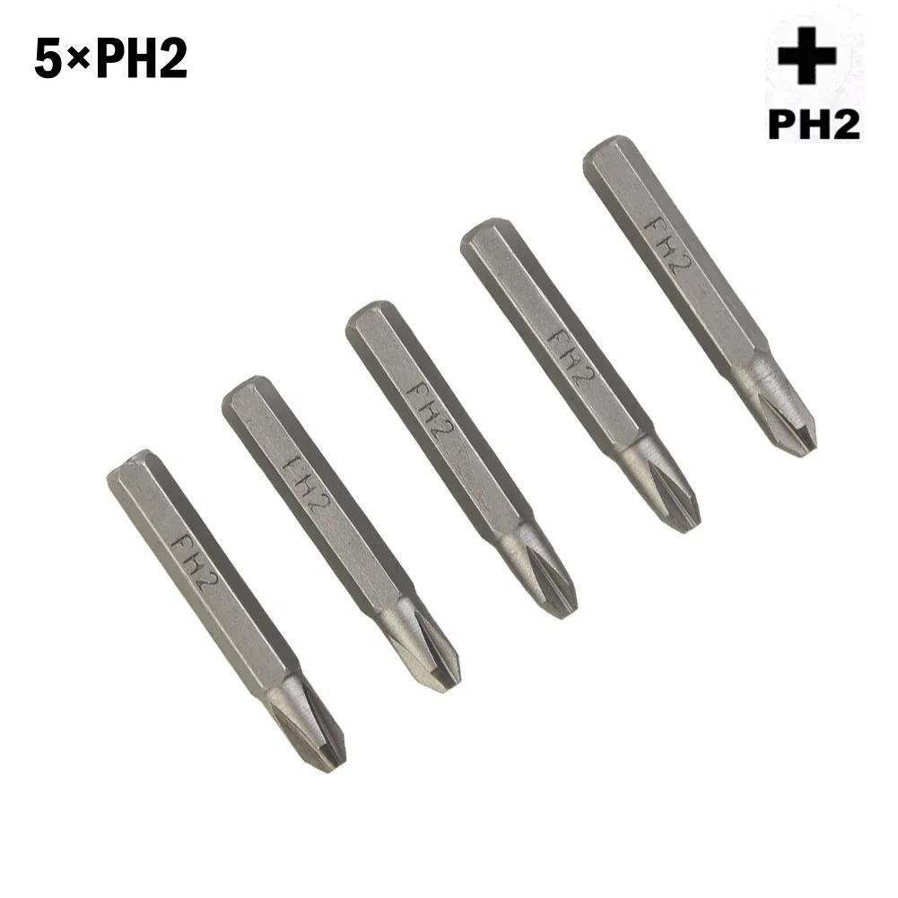 Bits Screwdriver Hex PH0 PH00 Parts Replacement Cross Handworking PH000 PH0000 PH2 4mm Accessories Screwdriver