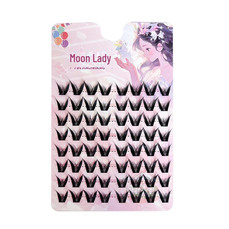 

Ресницы Yue Jiao Niang Black Gold Doll Lashes – густые, драматичные для европейского и американского макияжа